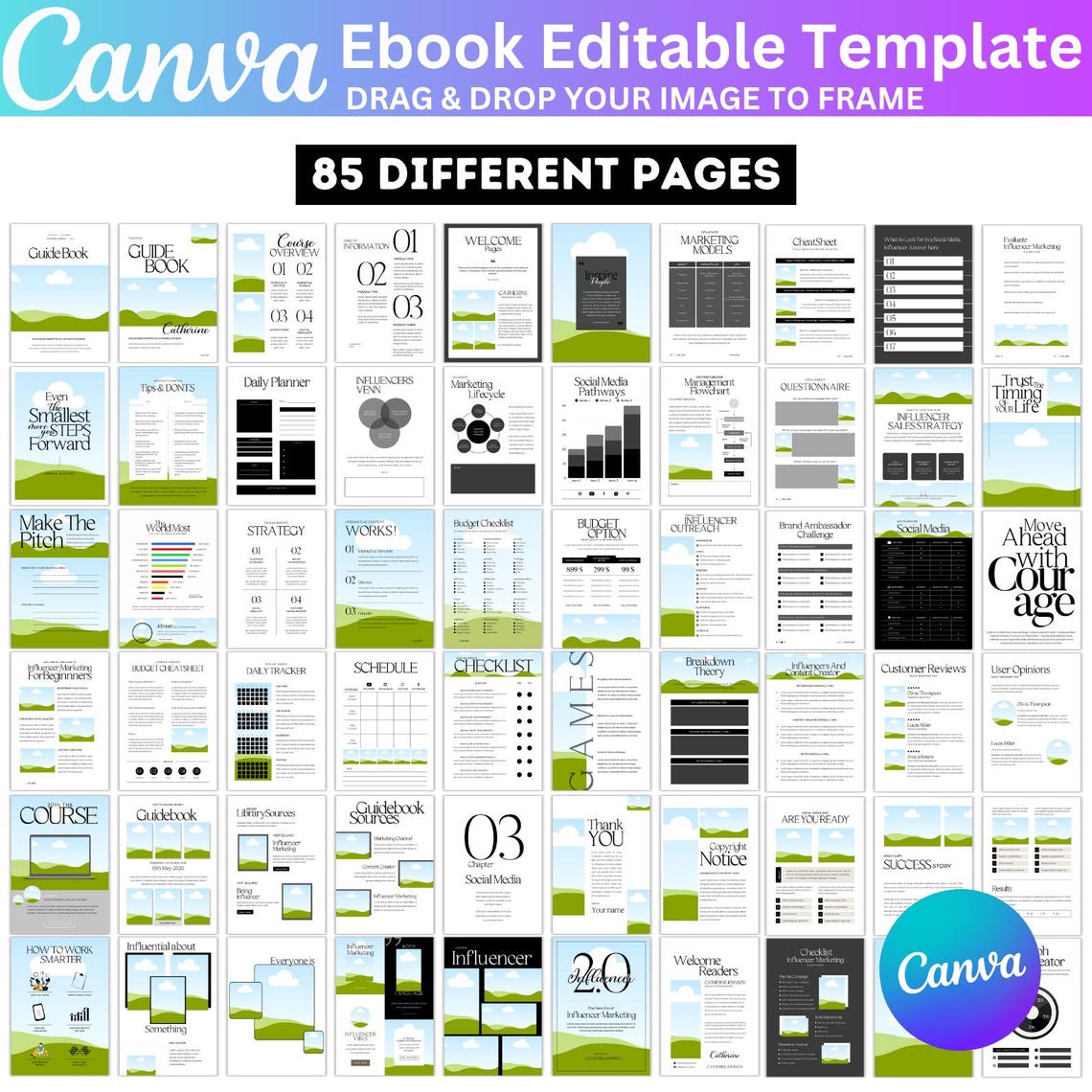 Ebook Canva Editable Template