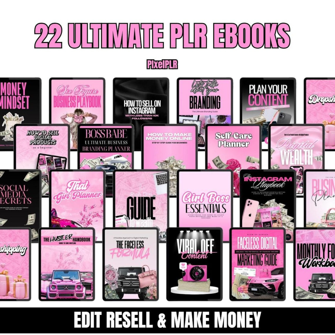 22 eBook Digital Boss Girl Bundle